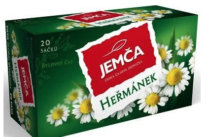 Jemča - bylinný čaj - heřmánek
