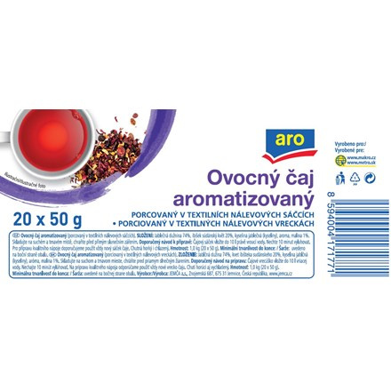 aro Čaj ovocný 20 x 50 g