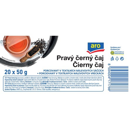 aro Čaj černý 20 x 50 g