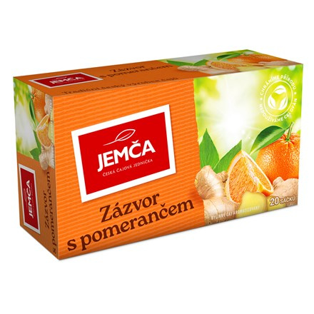 Jemča Zázvor s pomerančem bylinný čaj 20 ks