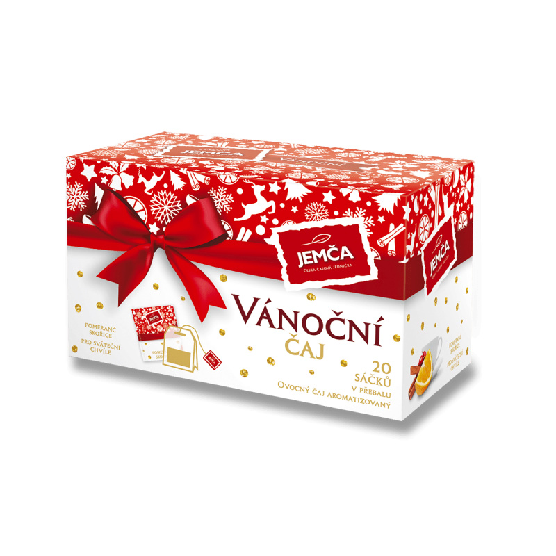 Jemča Vánoční čaj - ovocný čaj - pomeranč a skořice