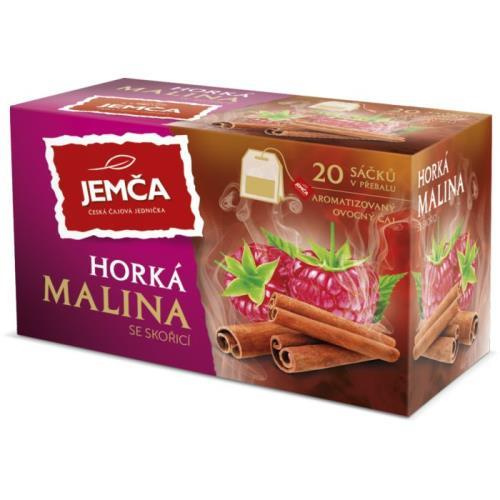 Jemča - ovocný čaj - horká malina se skořicí