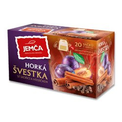 Ovocný čaj Jemča - horká švestka se skořicí a hřebíčkem, 20 x 2 g