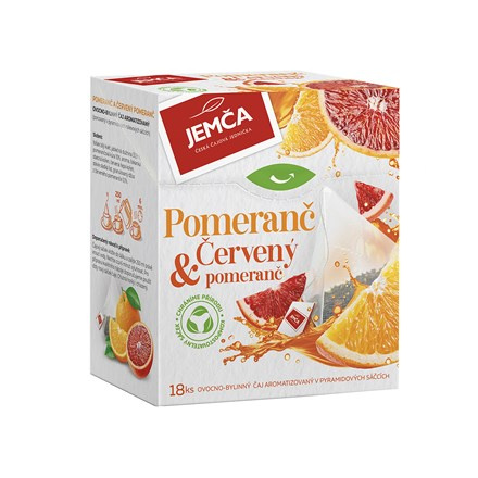 Jemča - ovocný čaj - pomeranč a červený pomeranč