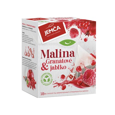 Jemča - ovocný čaj - malina a granátové jablko