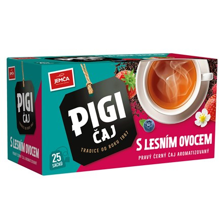 JEMČA Pigi Čaj s lesním ovocem 6 x 37,5 g
