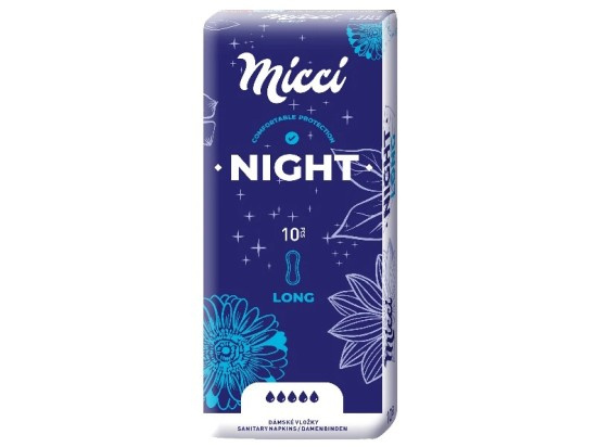 MICCI Noční bez křidélek 10 kusů