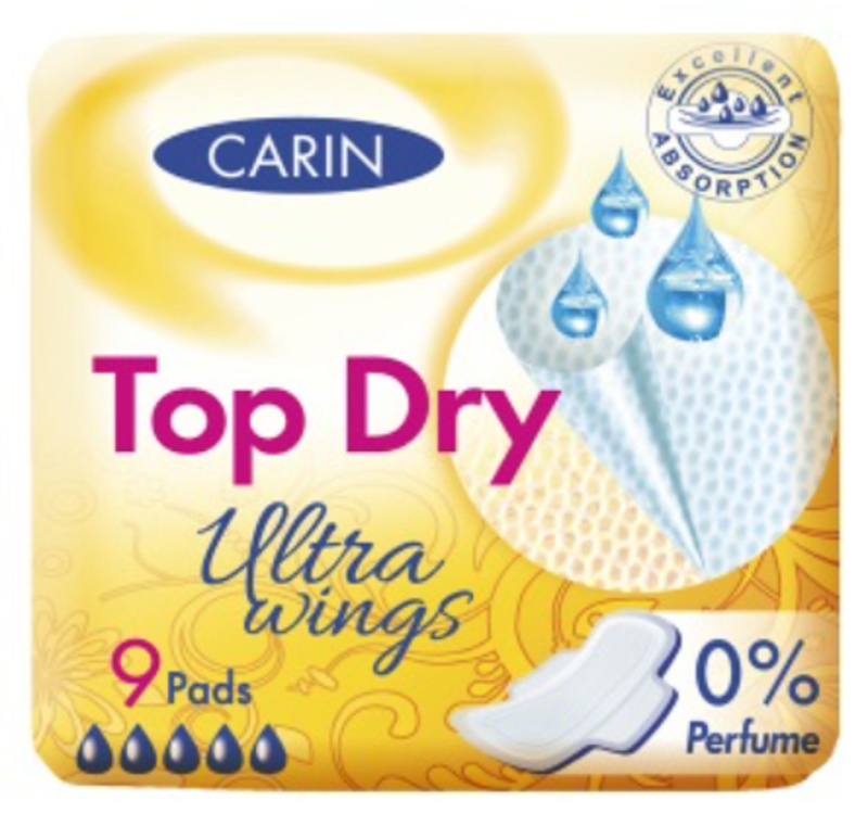 CARIN Ultra wings Top Dry 9 kusů