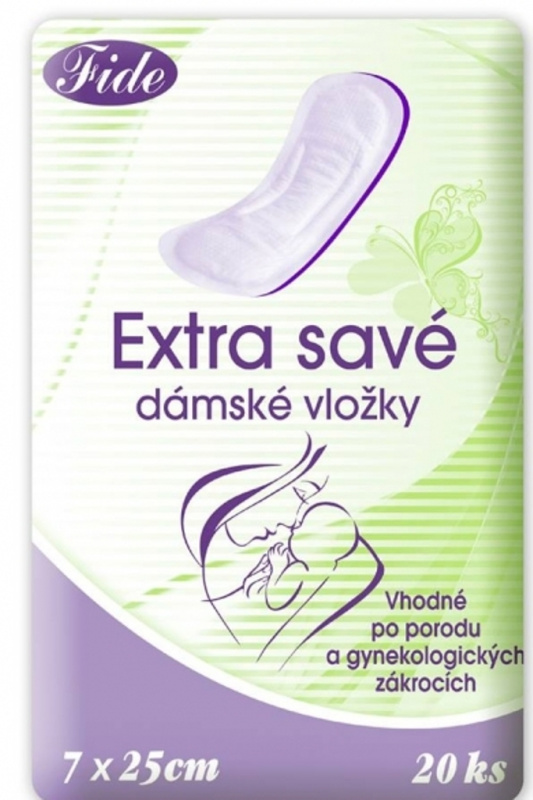 FIDE Extra Savé vložky Porodnické 20 ks