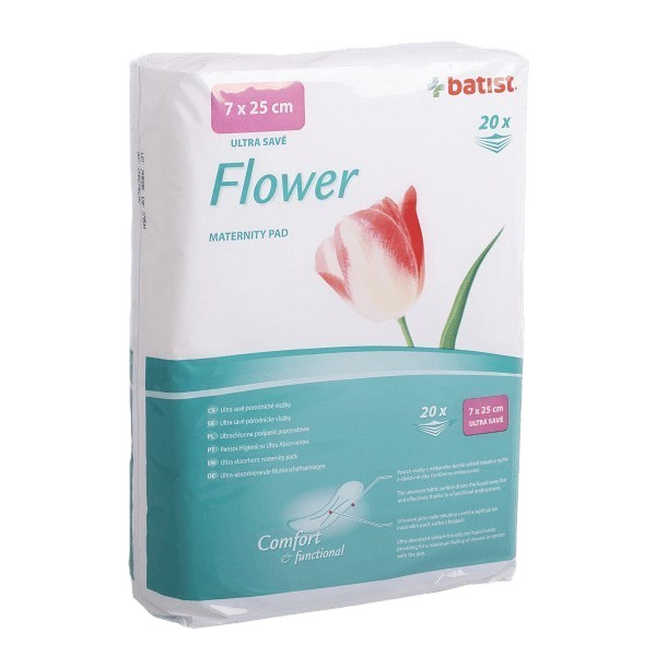 Batist Medical Batist FLOWER Vložky dámské, 20 ks