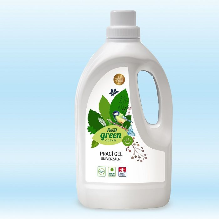 Real green - ekologické čisticí prostředky - prací gel, 1,5 l