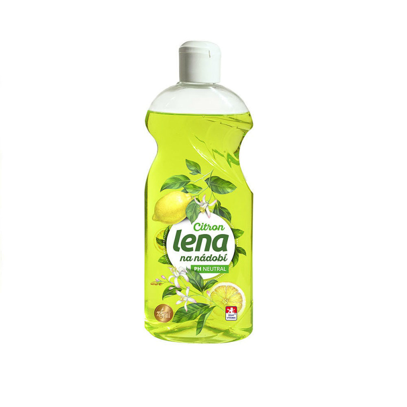Prostředek na nádobí Lena - citron, 550 g