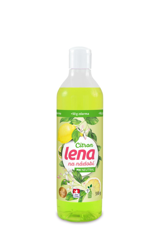 Prostředek na nádobí Lena - citron, 550 g