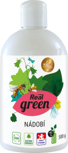 Prostředek na mytí nádobí Real green clean - 500 g