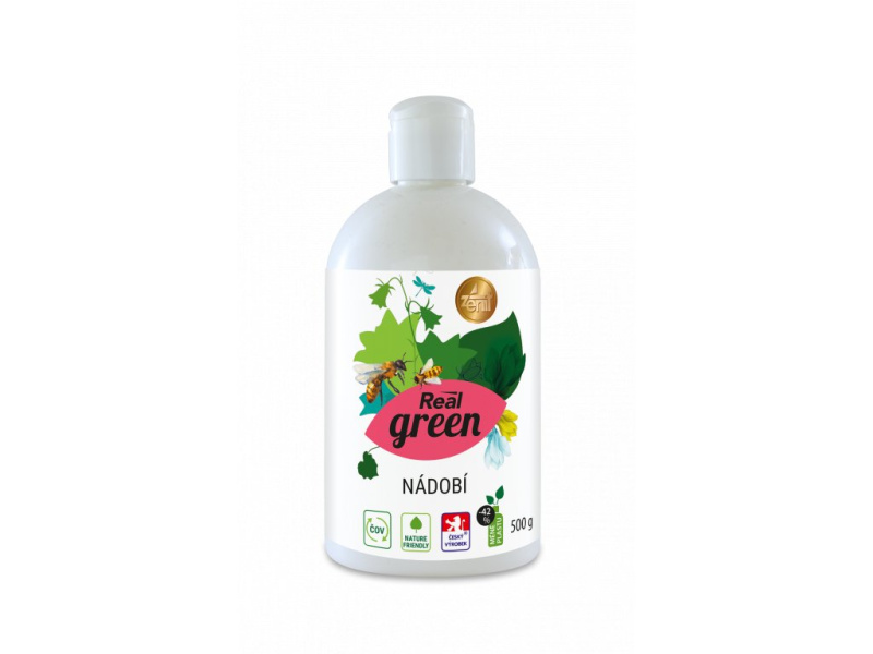 Prostředek na mytí nádobí Real green clean - 500 g