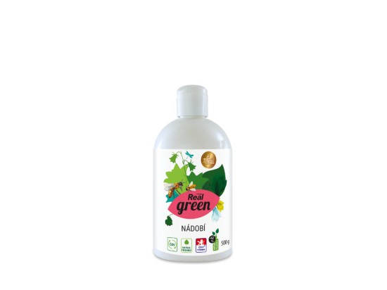 Prostředek na mytí nádobí Real green clean - 500 g