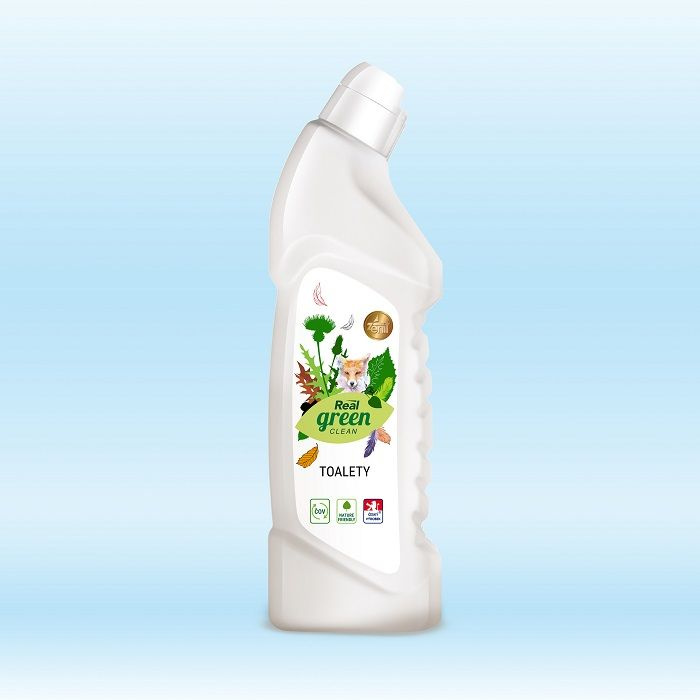 Čisticí přípravek na WC Real green clean - 750 g