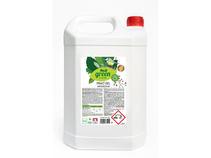 Real green Gel na praní Univerzální 5 l