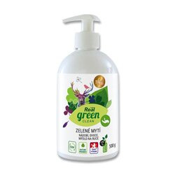 Prostředek na nádobí a ruce Real green - 500 g