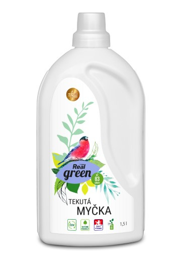 Gel do myčky Real green - ekologický, 1,5 l