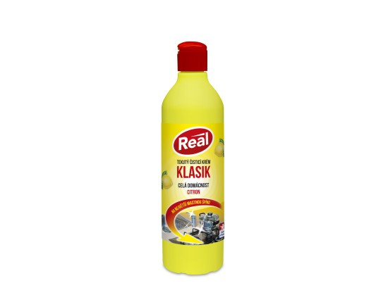 REAL Classic Tekutý čisticí krém univerzální Lemon 600 g