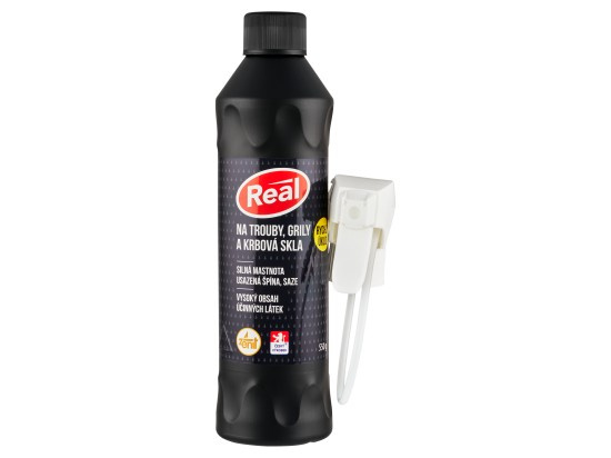REAL Na trouby, grily a krbová skla 550 g