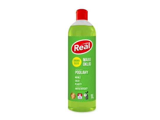 REAL Maxi Antistatic Aromatherapy Pomeranč a cedr 1 l
