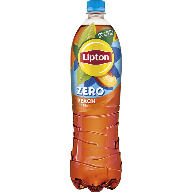 Lipton Ledový čaj ZERO černý broskev