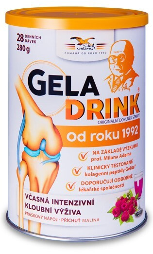 GELADRINK Nápoj malina 280 g