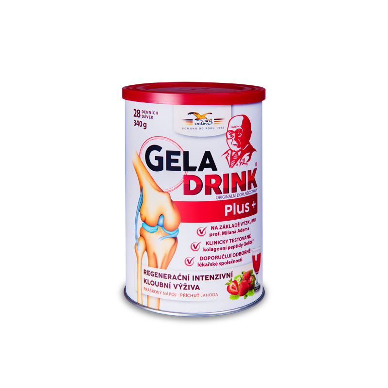 GELADRINK Plus jahoda 340 g