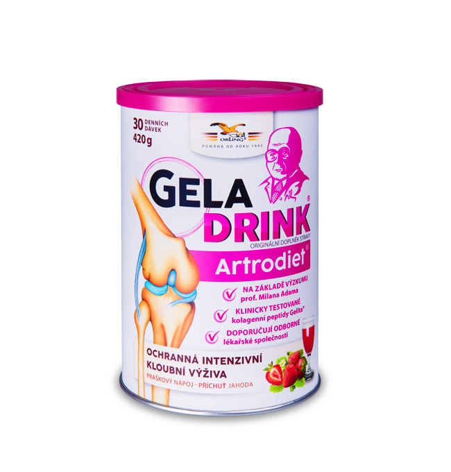 GELADRINK Artrodiet nápoj jahoda 420 g