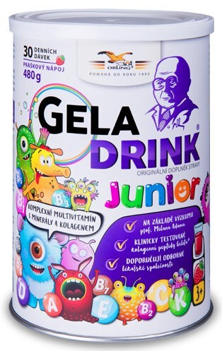 GELADRINK Junior nápoj jahoda 480 g
