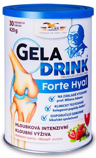 GELADRINK Forte Hyal nápoj jahoda 420 g