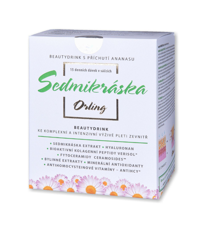 SEDMIKRÁSKA Beautydrink nápoj ananas 15x14 g