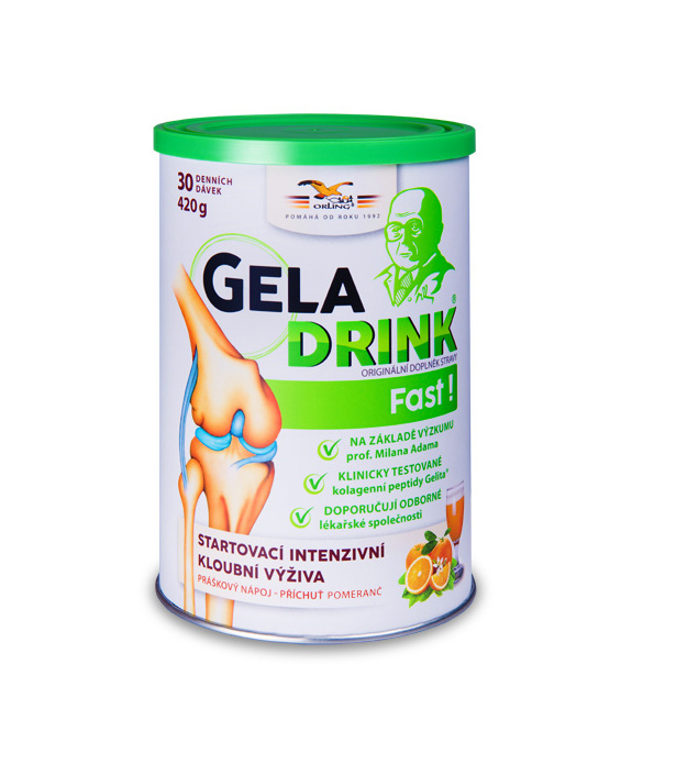 GELADRINK Fast nápoj pomeranč 420 g