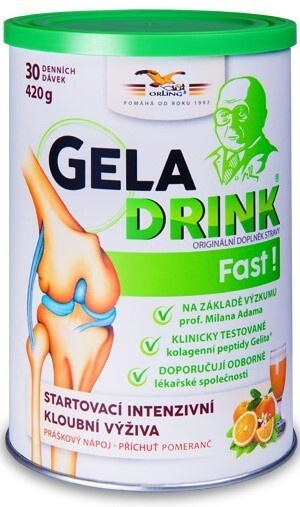 GELADRINK Fast nápoj pomeranč 420 g