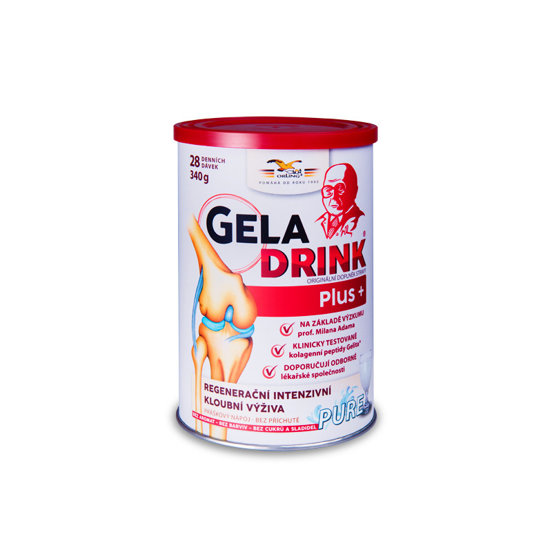 Geladrink Plus Pure práškový nápoj 340g