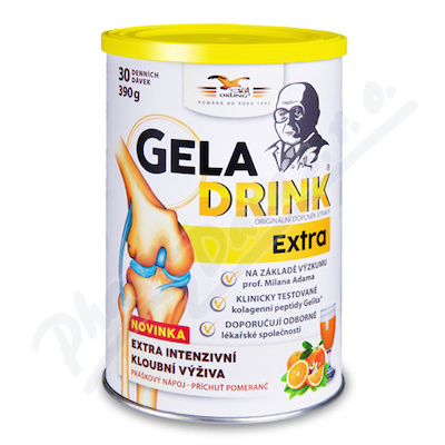 GELADRINK Extra práškový nápoj pomeranč 390 g