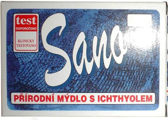 MERCO Sano mýdlo s ichtyolem 5 % 100 g