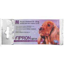 FIPRON spot-on pro psy a kočky M pes 10-20 kg 1x1,34 ml (pipety)