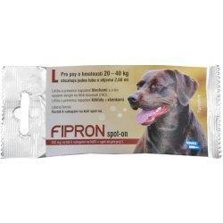 FIPRON spot-on pro psy a kočky L pes 20-40 kg 1x2,68 ml (pipety)