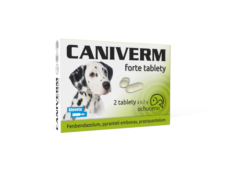 CANIVERM Forte 0,7 g 2 tablety
