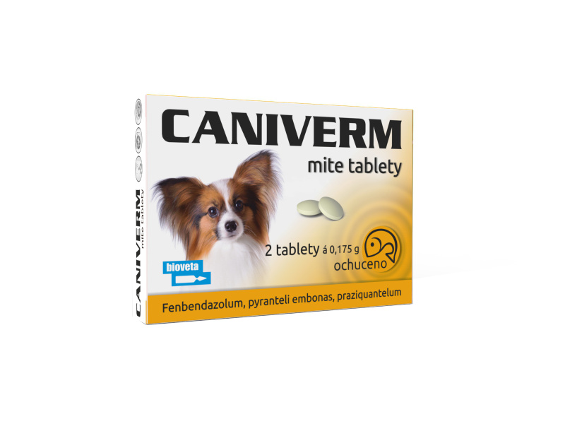 CANIVERM Mite 0,175 g 2 tablety