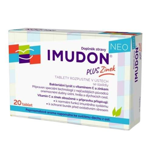 Imudon Neo + Zinek 20 tablet