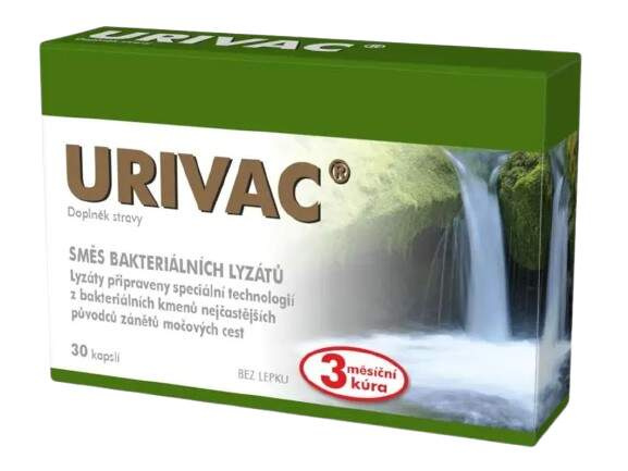 URIVAC Směs bakteriálních lyzátů 30 kapslí