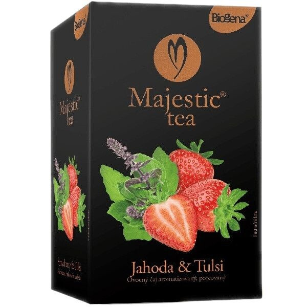 Biogena Majestic tea Jahoda&Tulsi 20x2.4g
