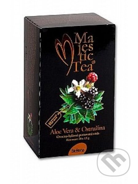 Bylinný čaj Biogena - aloe vera a ostružina, 20 x 2,5 g
