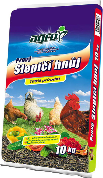 Agro Hnojivo slepičí hnůj 10 kg