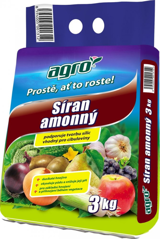 Agro Hnojivo síran amonný 3 kg