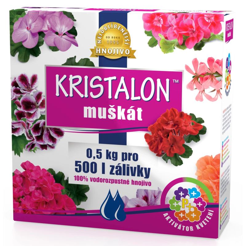 AGRO CS Vodorozpustné hnojivo Kristalon - Muškát 0,5 kg